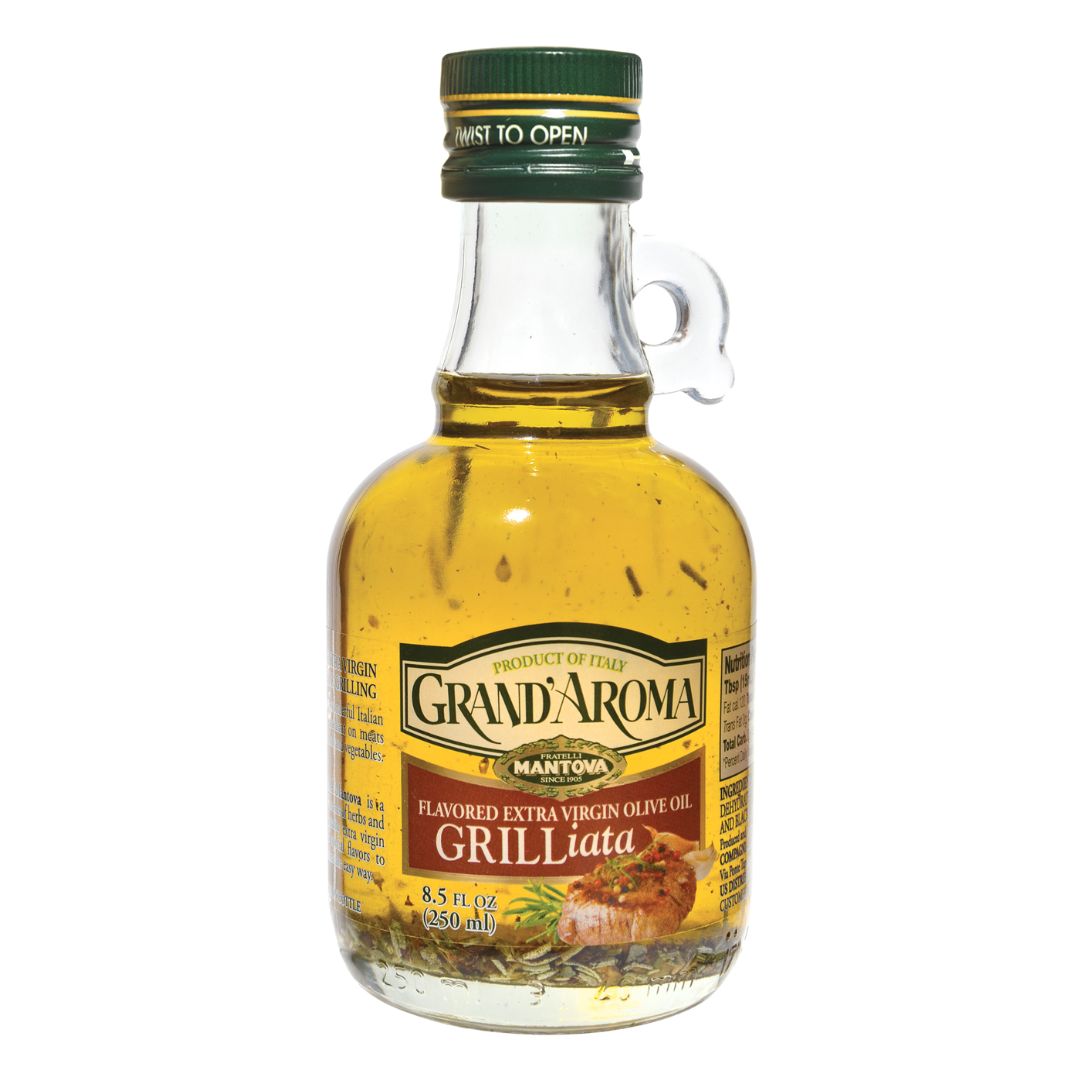 Mantova Grand'Aroma Grilliata Extra Virgin Oil, 8.5 oz. – Mantova