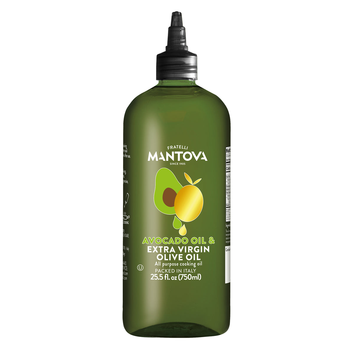 Extra Virgin Oil & Avocado Oil in Squeeze Bottle – Mantova Fine