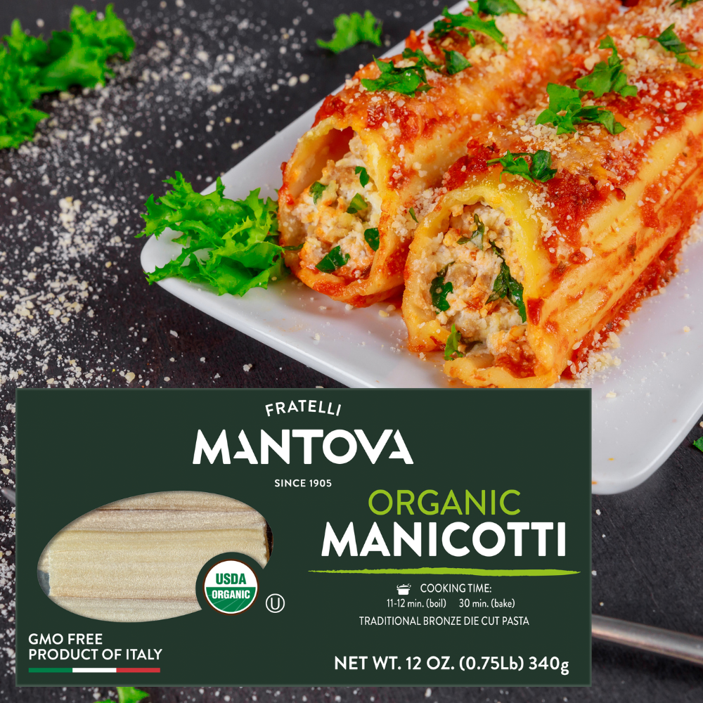 
                  
                    Organic Manicotti Pasta
                  
                