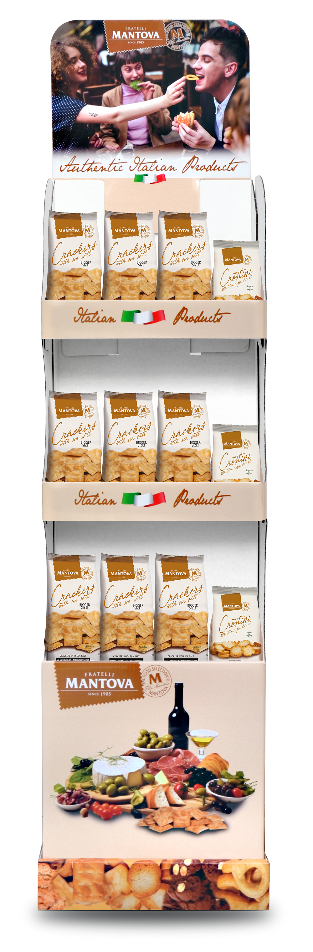 Mantova Crostini with Extra Virgin Oil Olive, 3.5 oz. – Mantova