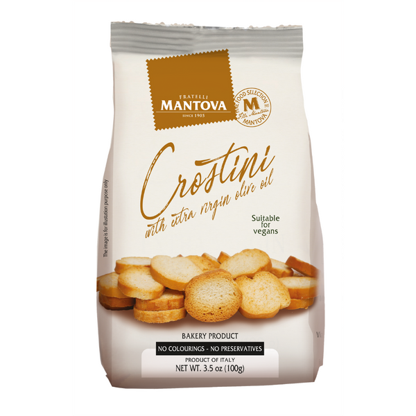 Mantova Crostini with Extra Virgin Oil Olive, 3.5 oz. – Mantova