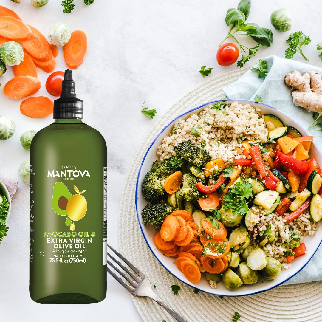 
                  
                    Extra Virgin Oil & Avocado Oil in Squeeze Bottle
                  
                