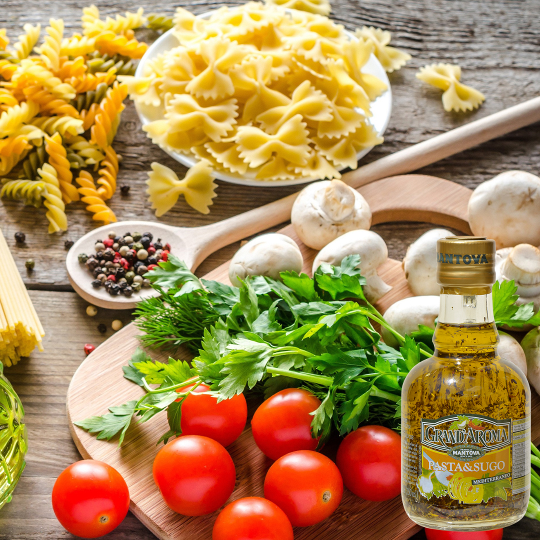 
                  
                    Mantova Grand'Aroma Pasta & Sugo Extra Virgin Olive Oil, 8.5 oz.
                  
                