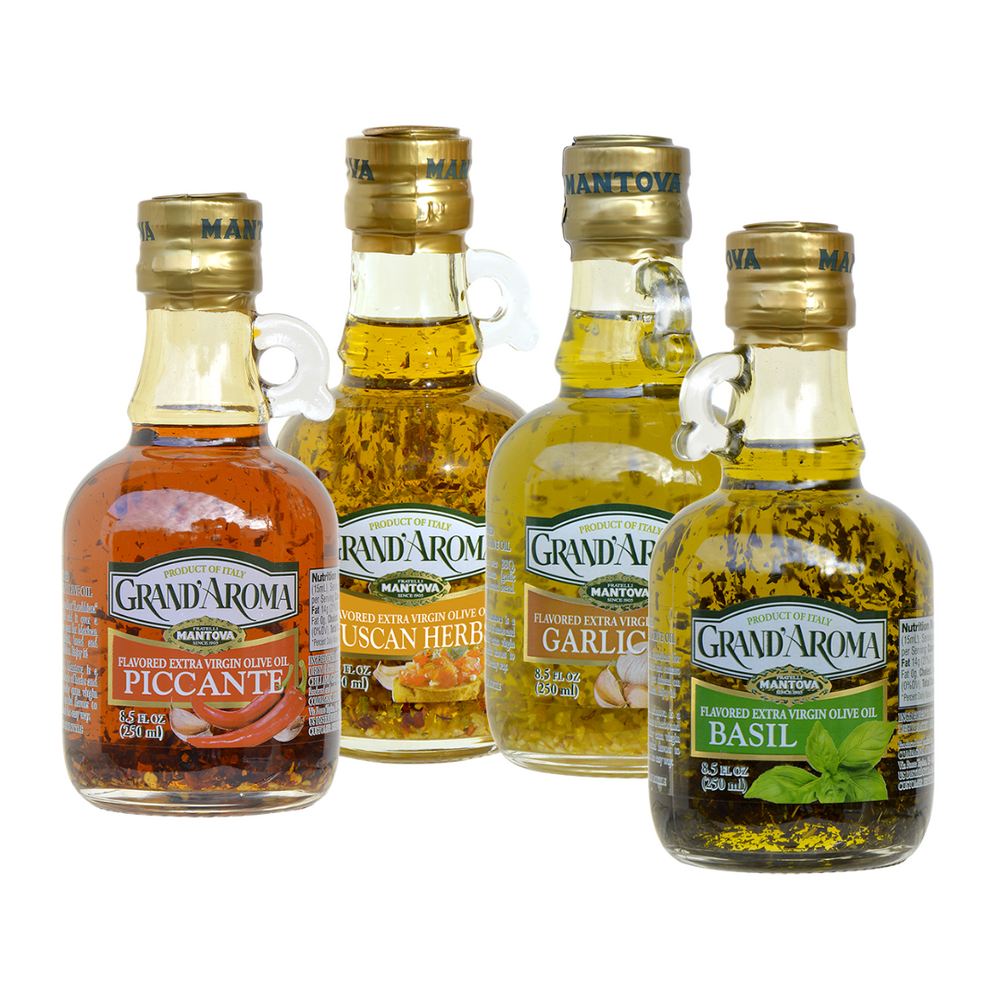 Mantova Grand'Aroma Flavored Extra Virgin Olive Oil Variety Set