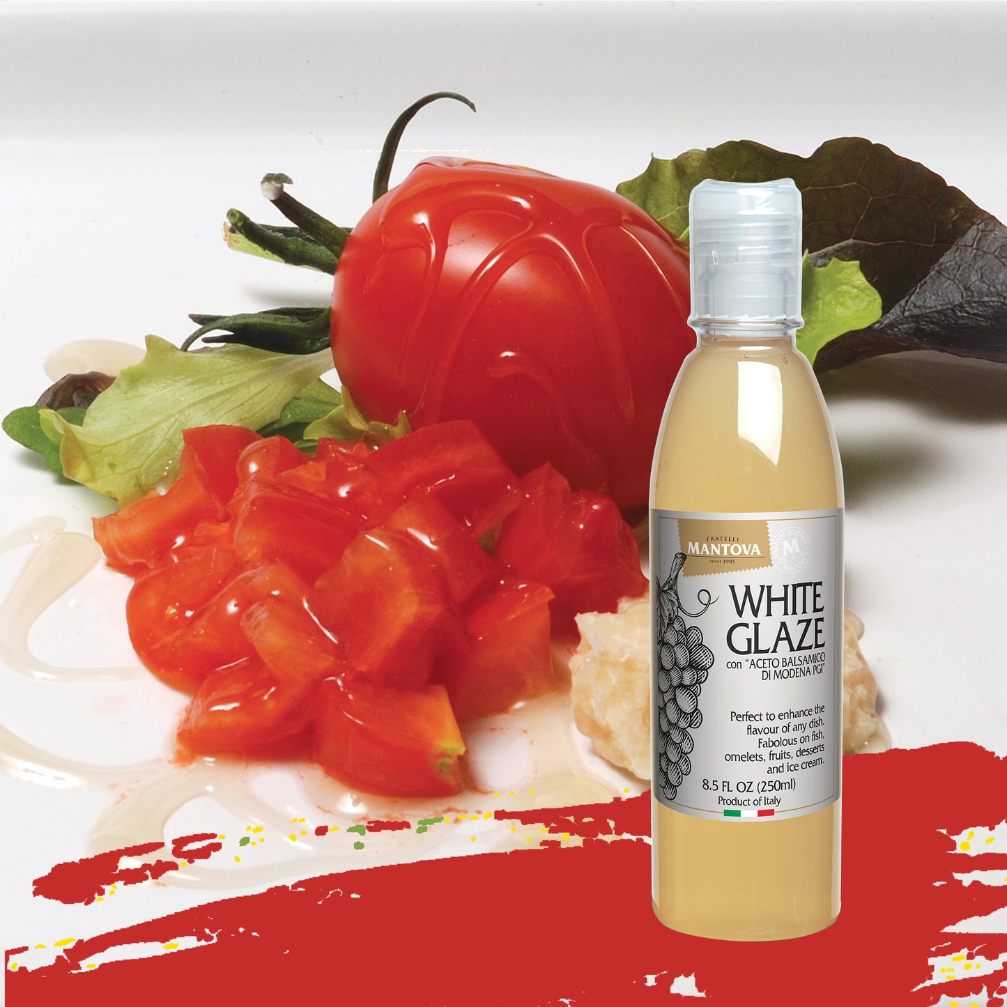 
                  
                    Mantova White Glaze with “Balsamic Vinegar of Modena PGI”, 8.5 oz
                  
                