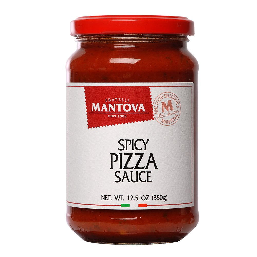 natonatoページですෆ Mantova Spicy Italian Pizza Sauce, 12.5 oz – Mantova Fine Italian Food
