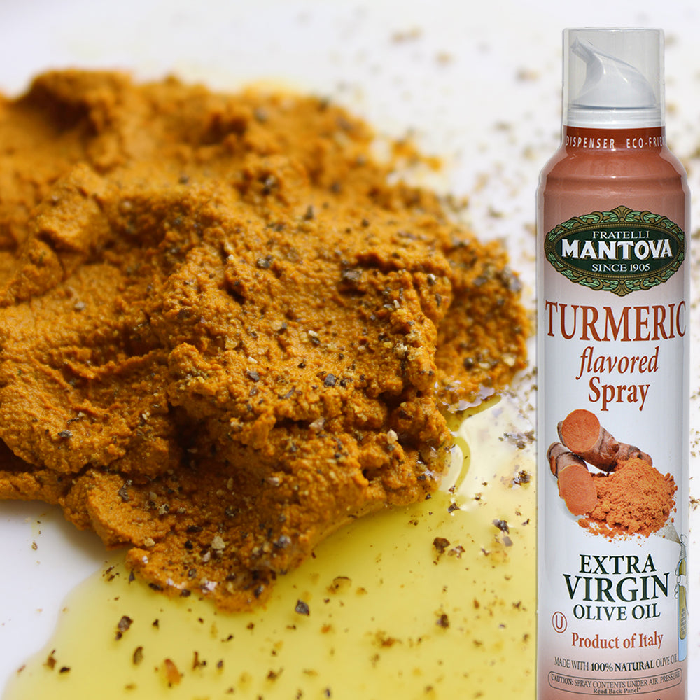
                  
                    Mantova Turmeric Extra Virgin Olive Oil Spray, 8 oz.
                  
                