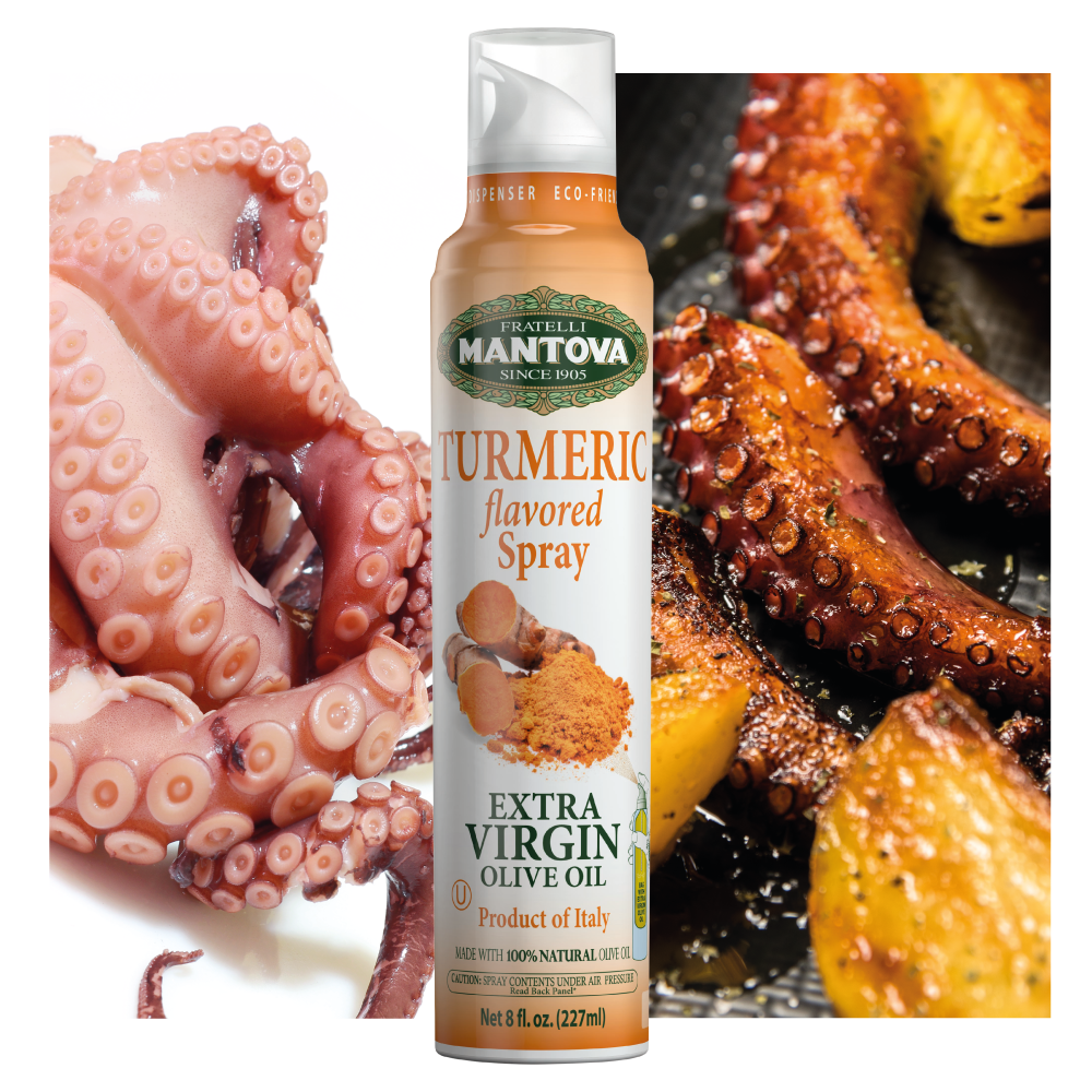 
                  
                    Mantova Turmeric Extra Virgin Olive Oil Spray, 8 oz.
                  
                