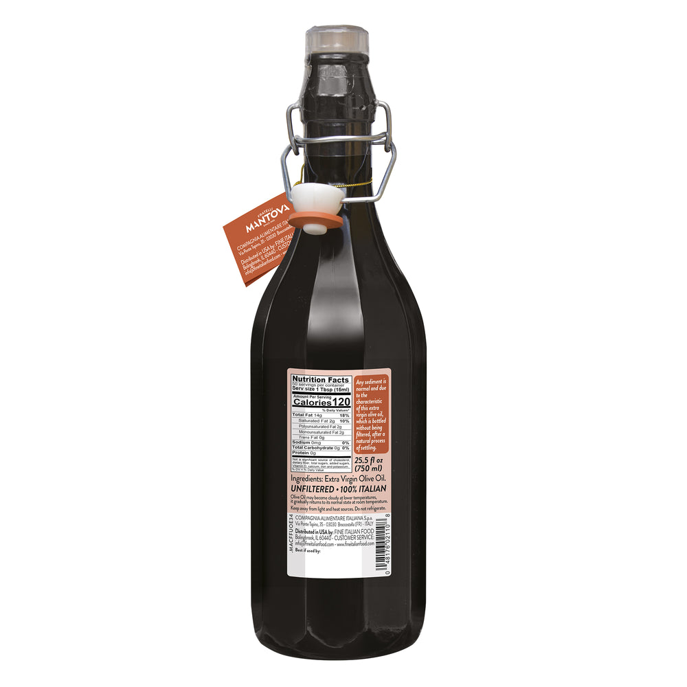 Mantova Fior Fiore Unfiltered Extra Virgin Olive Oil, 25.5 fl. oz