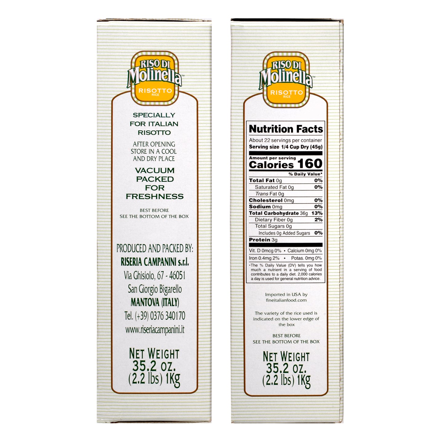 
                  
                    Riso di Molinella Risotto Rice, 2.2 lbs
                  
                