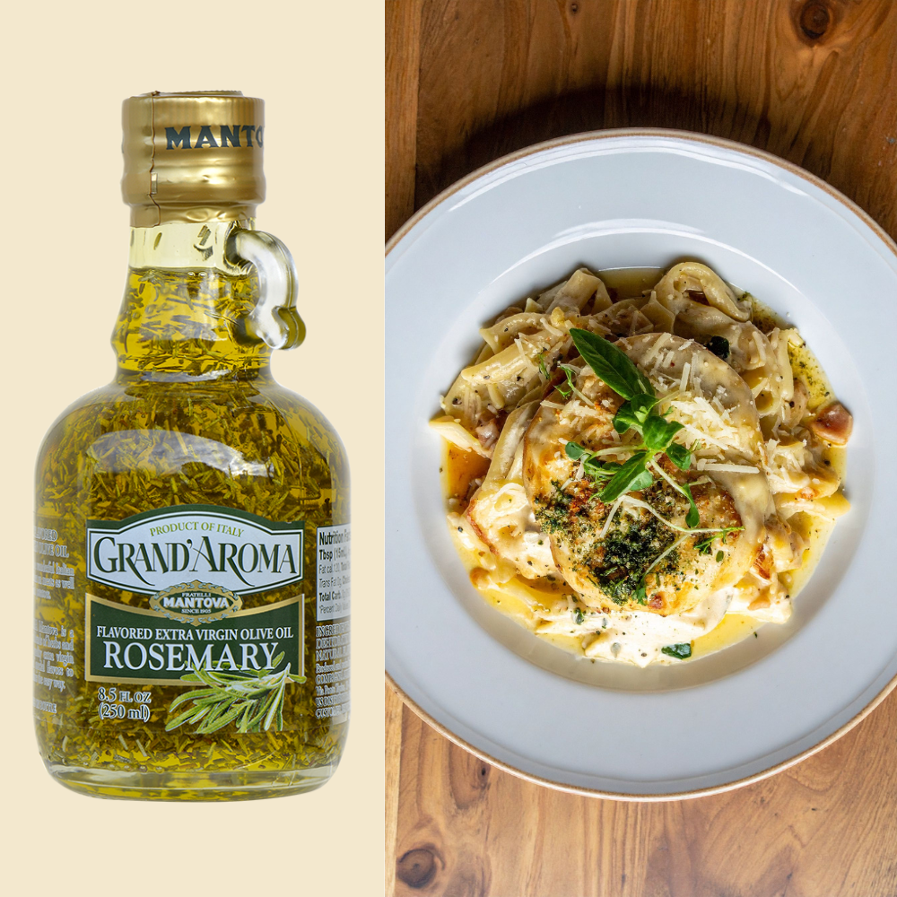 Mantova Grand'Aroma Rosemary Extra Virgin Olive Oil, 8.5 oz