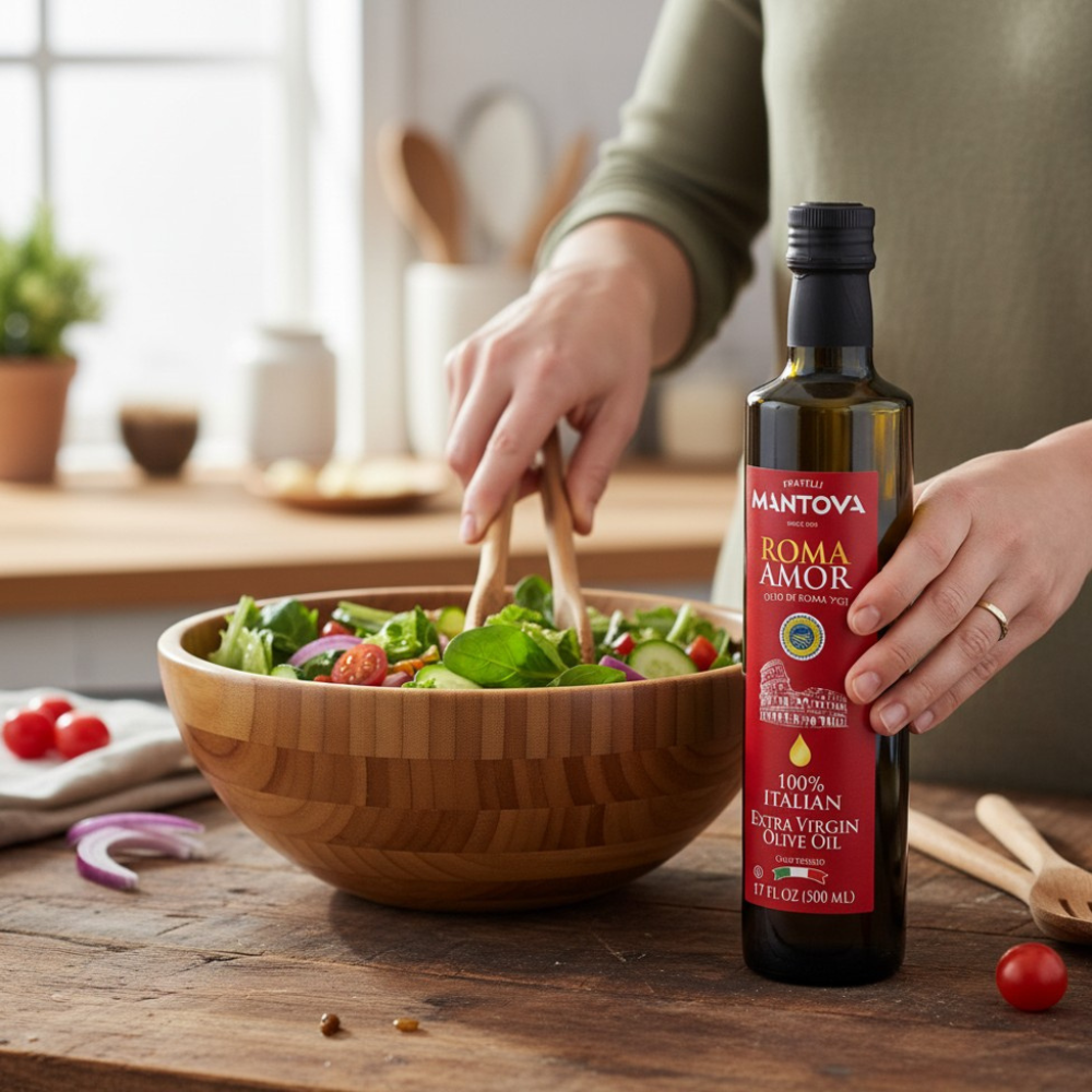 
                  
                    Mantova Roma Amor "Olio di Roma" PGI Extra Virgin Olive Oil, 17 fl. oz.
                  
                