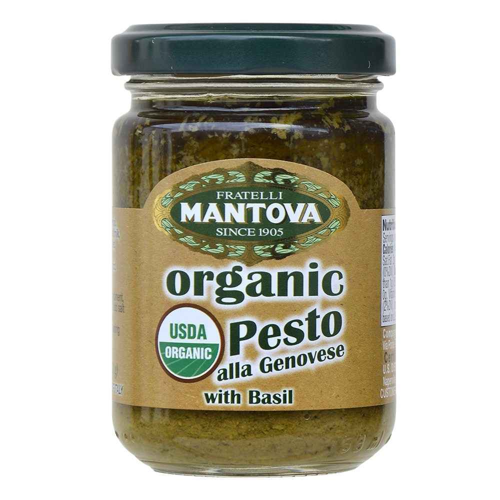 Mantova Organic Pesto Genovese, 4.6 oz (Pack of 4)