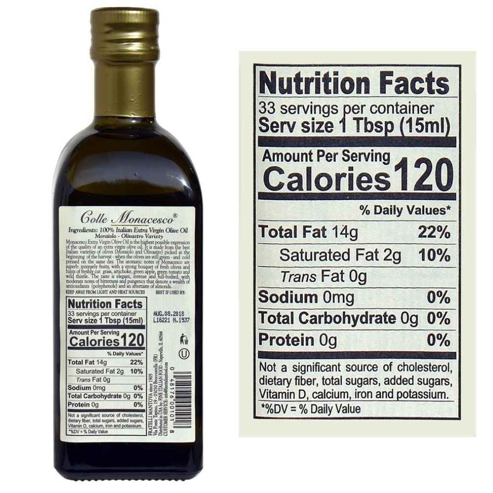 
                  
                    Colle Monacesco Extra Virgin Olive Oil, 17 fl. oz.
                  
                