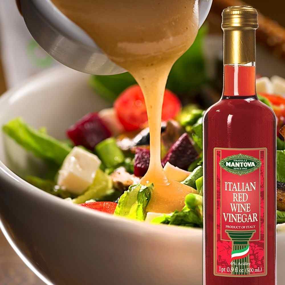 Mantova Italian Red Wine Vinegar, 17 oz. Mantova Fine Italian Food Mantova Italian Red Wine Vinegar, 17 oz. Mantova Fine Italian Food