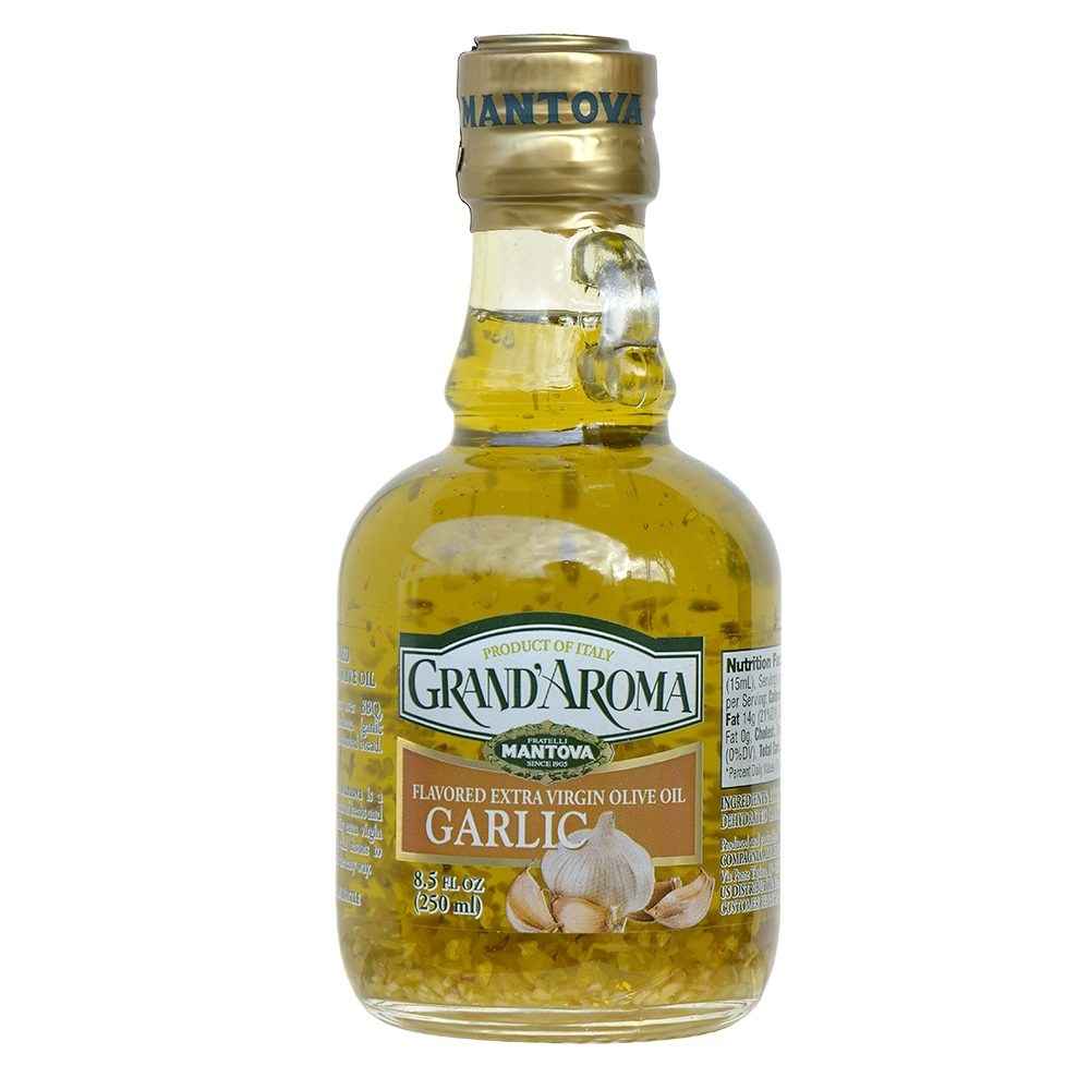 
                  
                    Mantova Grand'Aroma Flavored Extra Virgin Olive Oil Variety Set: Basil, Garlic, Truffle and Tuscan Herbs, 8.5 fl. oz.
                  
                