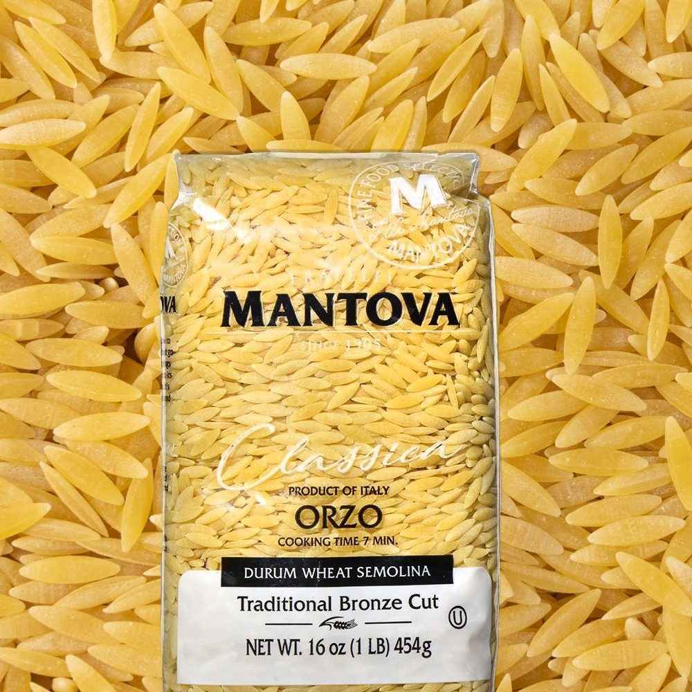 
                  
                    Mantova Bronze Cut Orzo Pasta, 1 lb.
                  
                