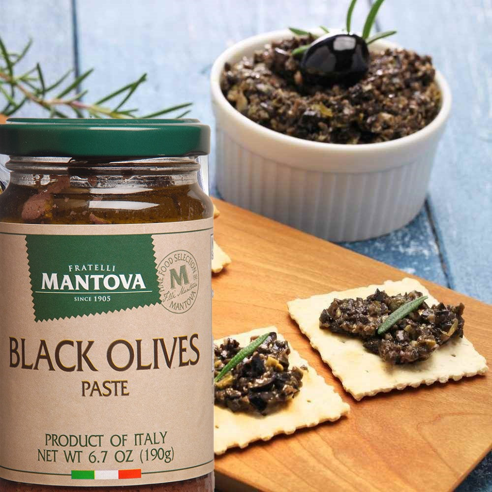 Mantova Black Olives Paste, 6.5 oz. – Mantova Fine Italian Food