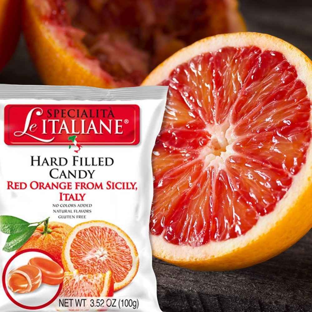 Le Specialità Italiane Hard Candy with Red Orange of Sicily, 3.52