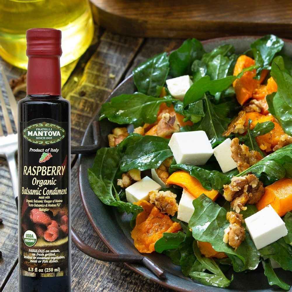 Mantova Organic Balsamic Vinegar of Modena Set: Pear, Fig