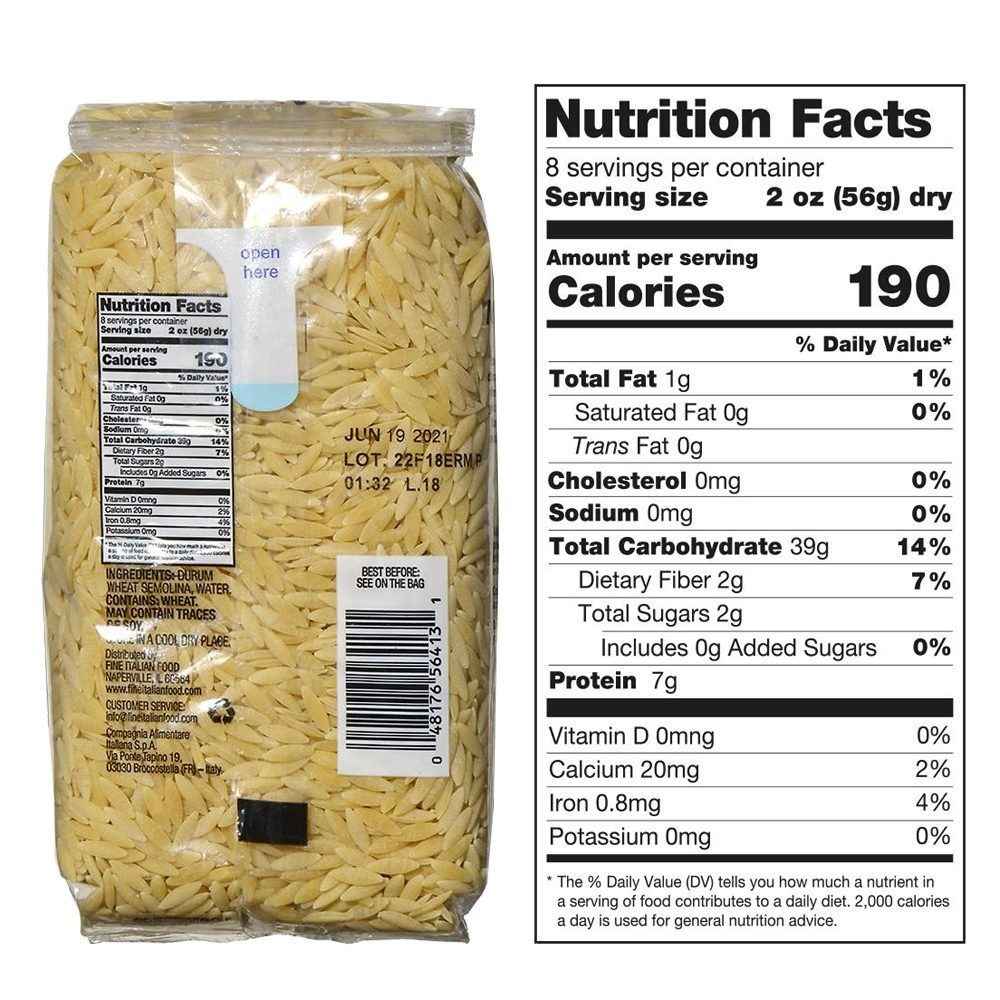 
                  
                    Mantova Bronze Cut Orzo Pasta, 1 lb.
                  
                
