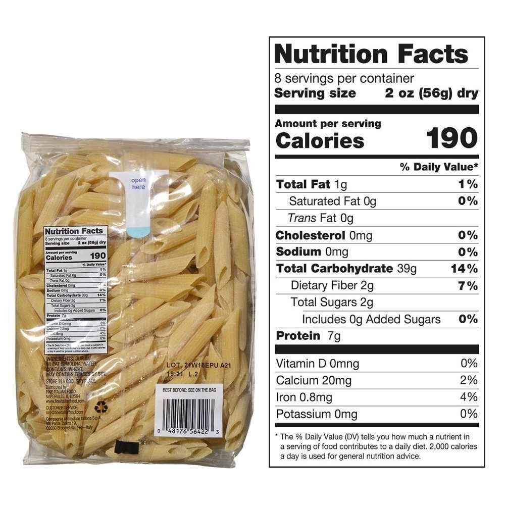 Mantova Bronze Cut Penne Rigate Pasta, 1 lb. – Mantova Fine