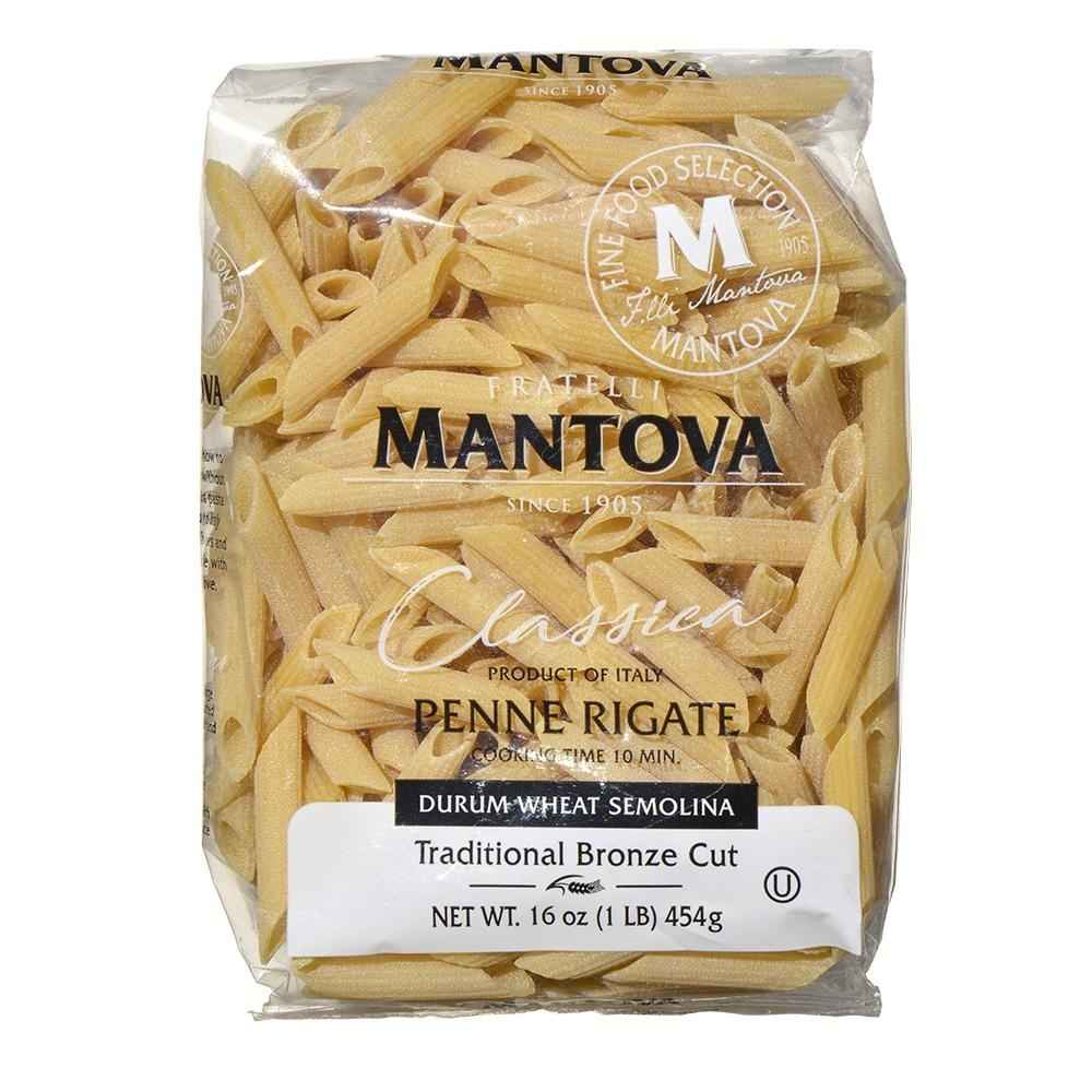 Mantova Bronze Cut Penne Rigate Pasta, 1 lb. – Mantova Fine
