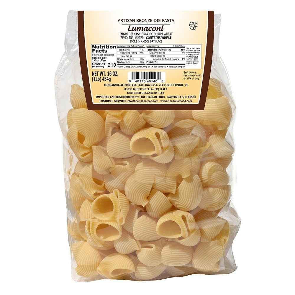 
                  
                    Mantova Cara Mamma Artisan Bronze Die Lumaconi Pasta, 16 oz.
                  
                