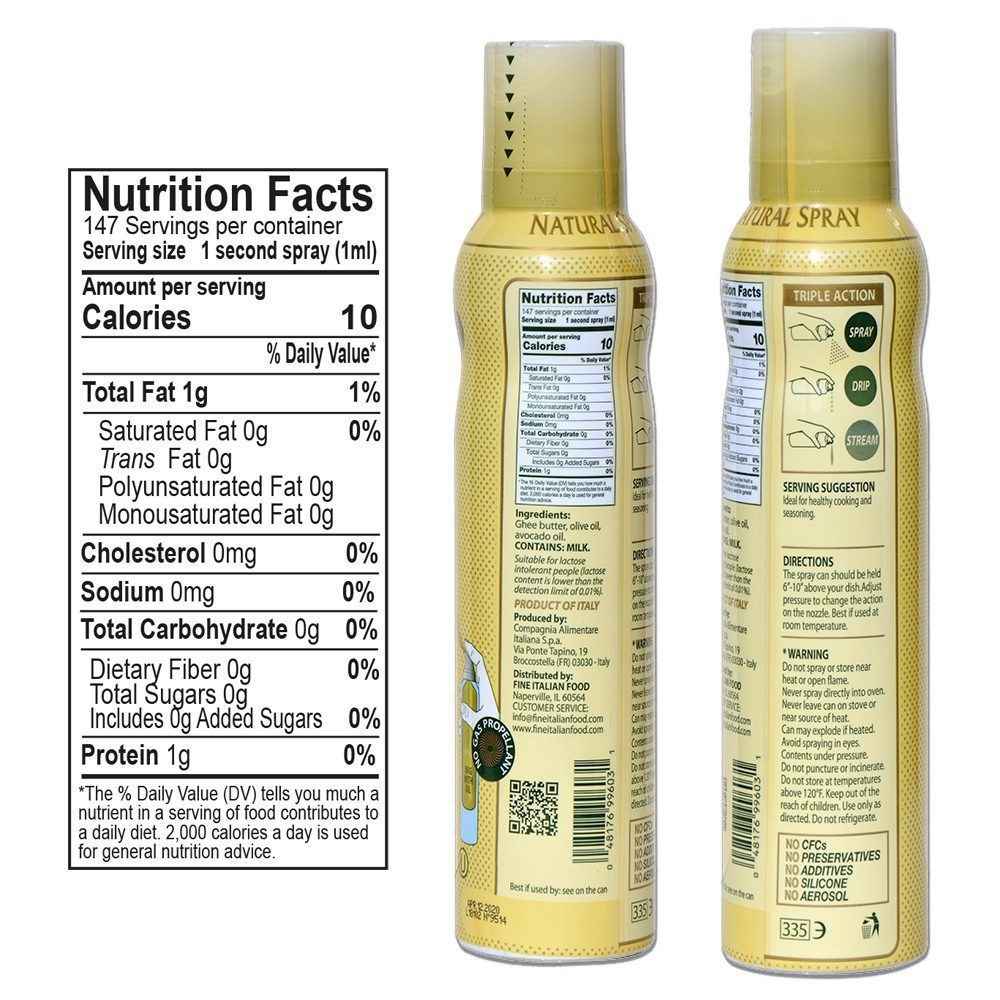 
                  
                    Mantova Keto Spray Oil Set: Avocado, Ghee, Coconut (5 oz. each)
                  
                