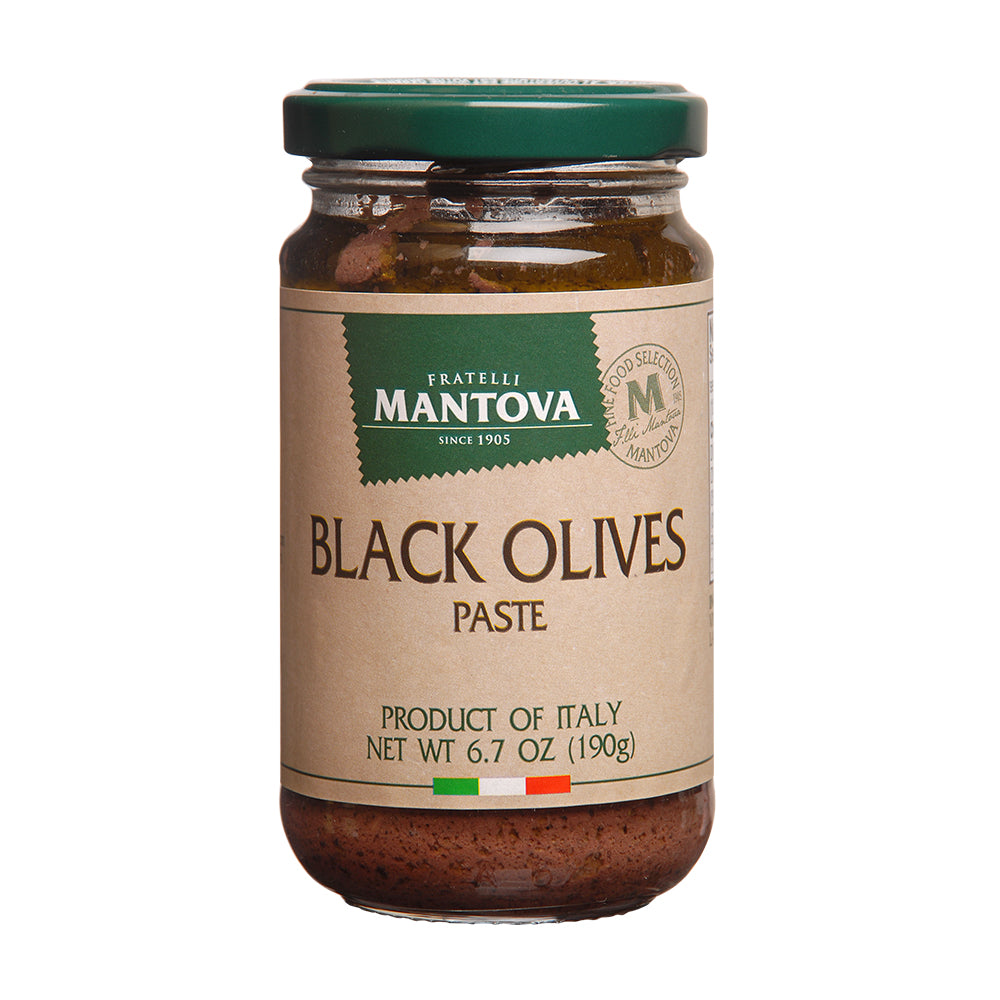 Mantova Black Olives Paste, 6.5 oz. – Mantova Fine Italian Food